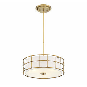 Hayden Semi Flush Mount Warm Brass