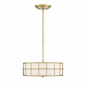 Hayden Semi Flush Mount Warm Brass