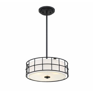 Hayden Semi Flush Mount Black