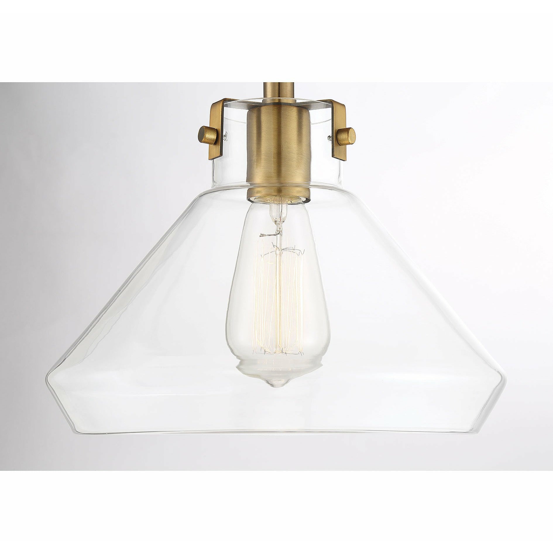 Walpole Semi Flush Mount Warm Brass