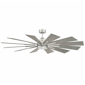 Farmhouse Ceiling Fan Brushed Pewter