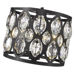 Dealey Chandelier Matte Black