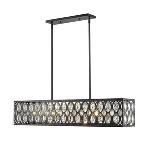 Dealey Chandelier Matte Black