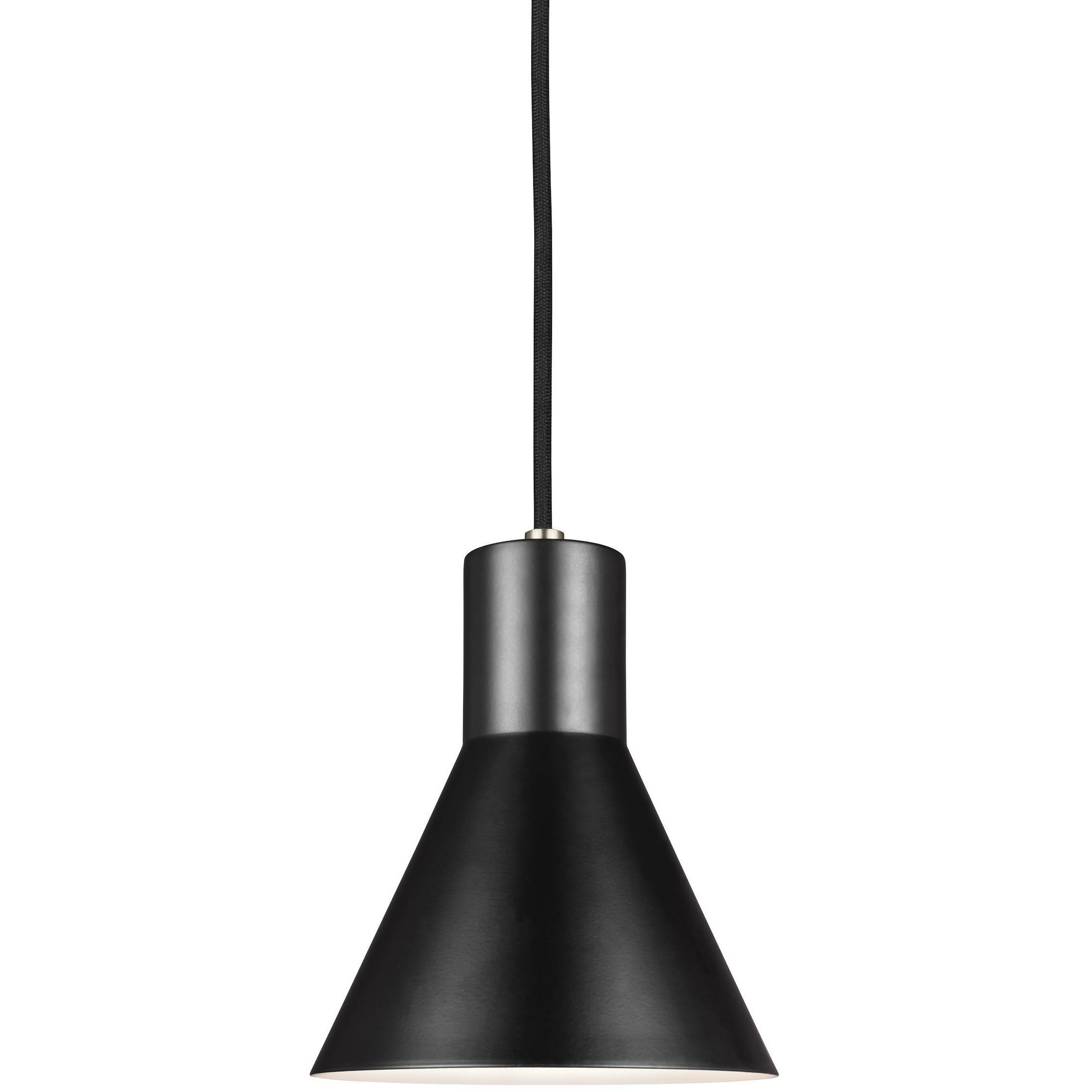 Towner Mini Pendant Brushed Nickel / Black