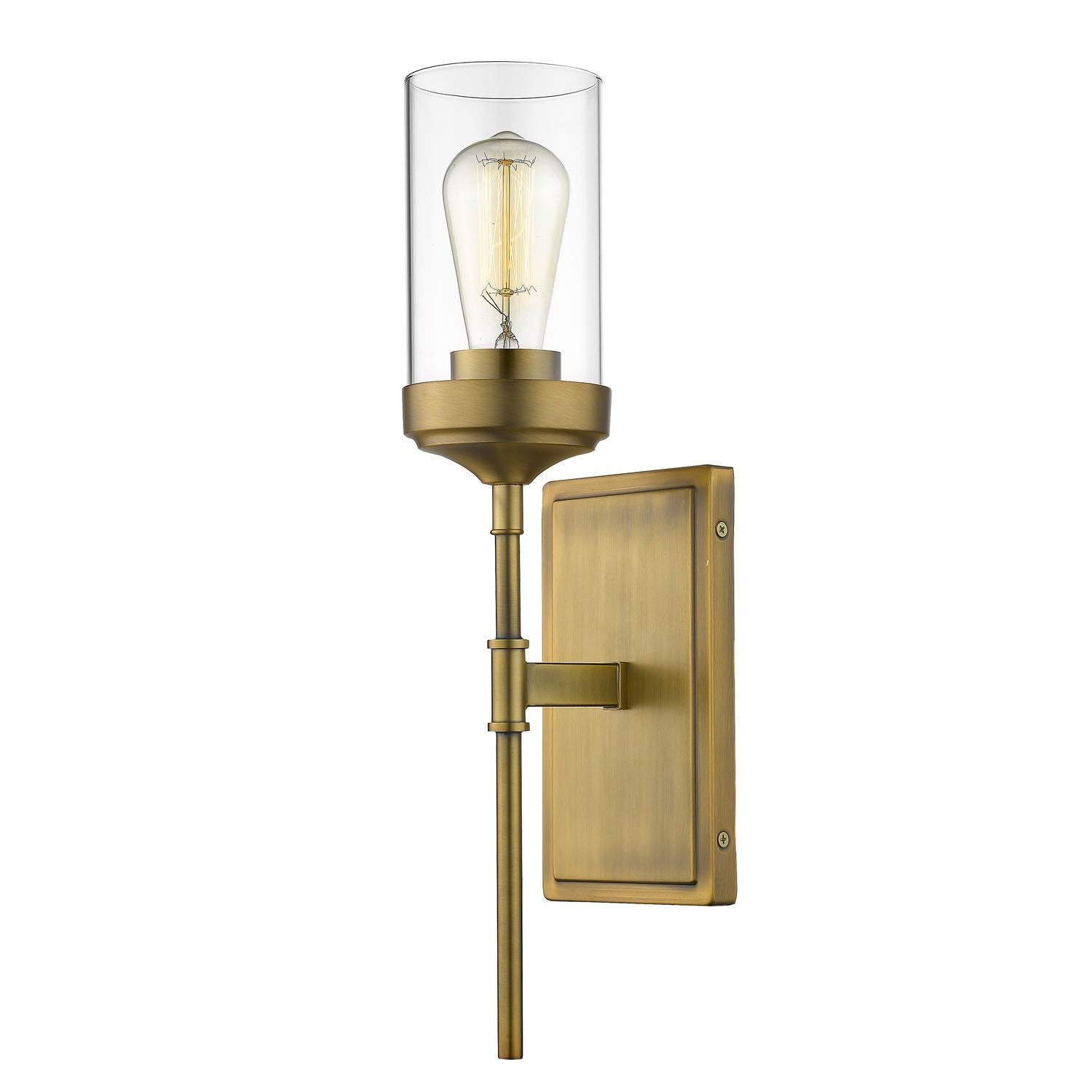 Calliope Wall Sconce Foundry Brass