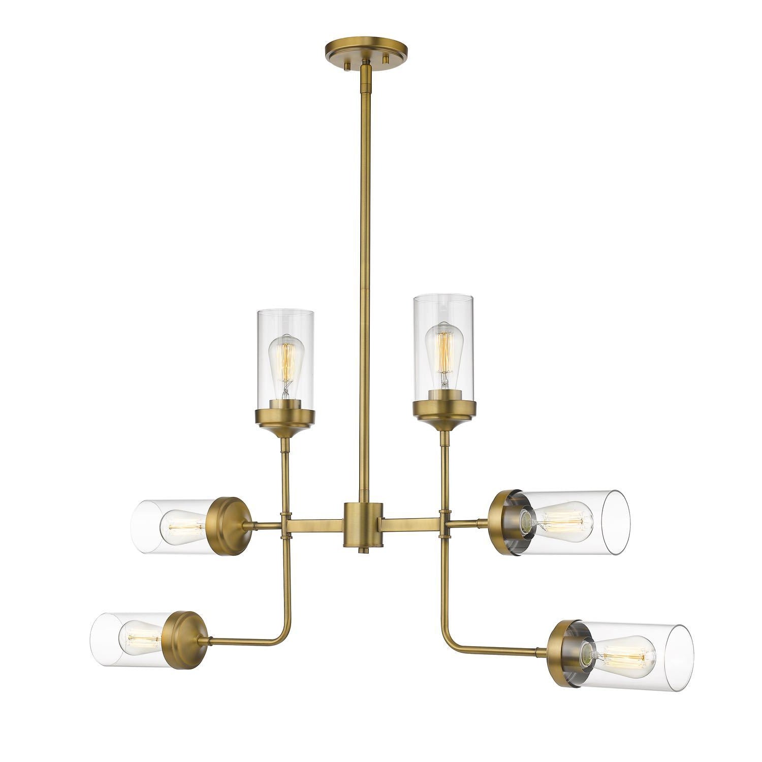 Calliope Pendant Foundry Brass