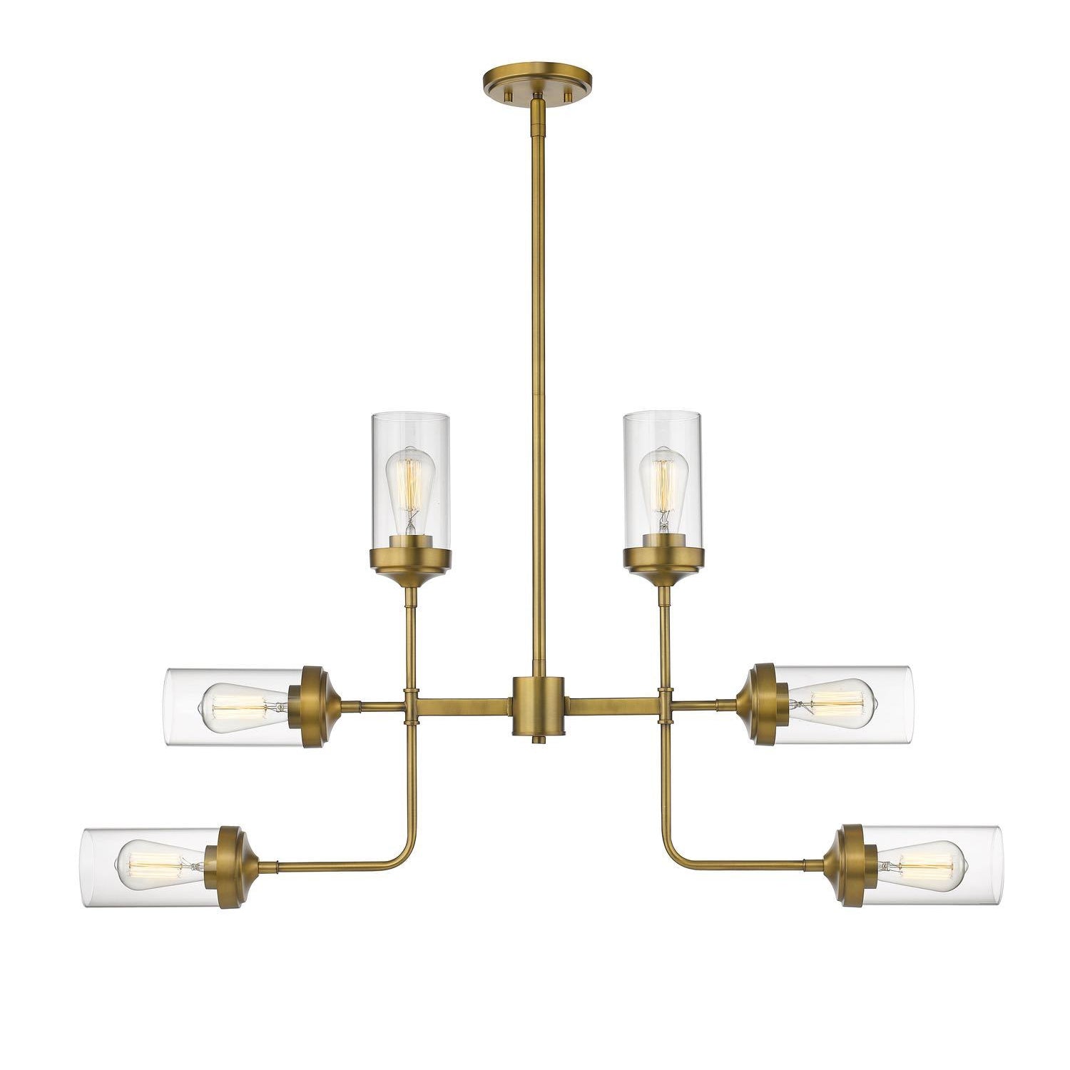 Calliope Pendant Foundry Brass