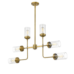 Calliope Pendant Foundry Brass