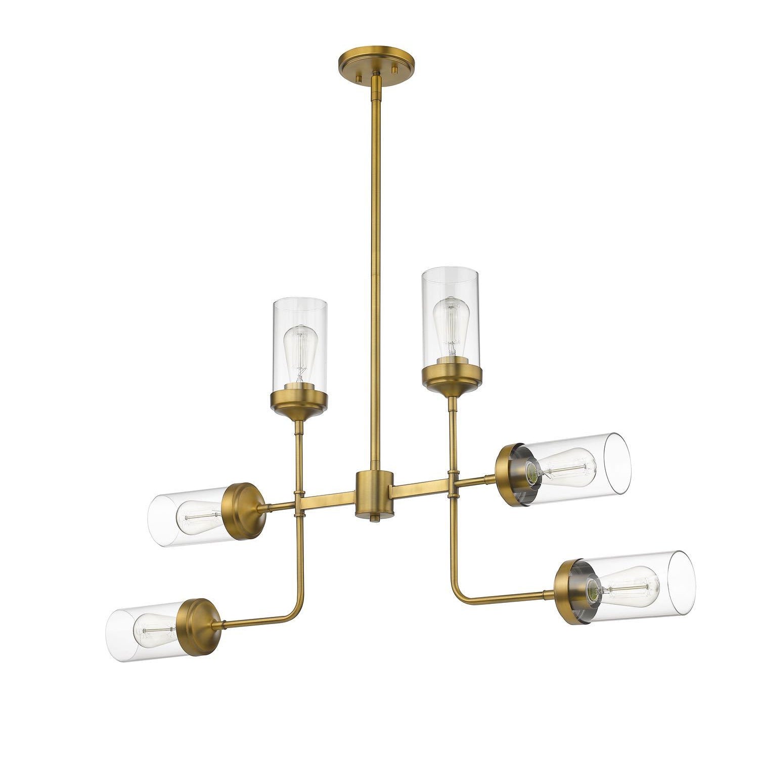 Calliope Pendant Foundry Brass