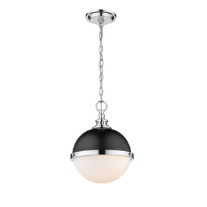 Peyton Mini Pendant Matte Black + Chrome