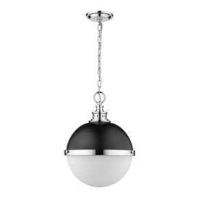 Peyton Pendant Matte Black + Chrome