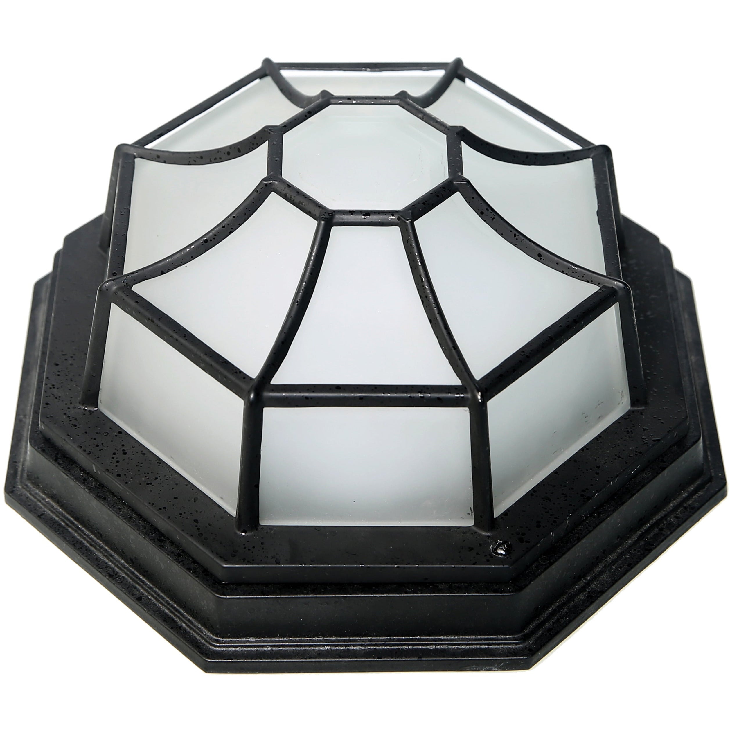 LED Spider Caged Outdoor Ceiling Light