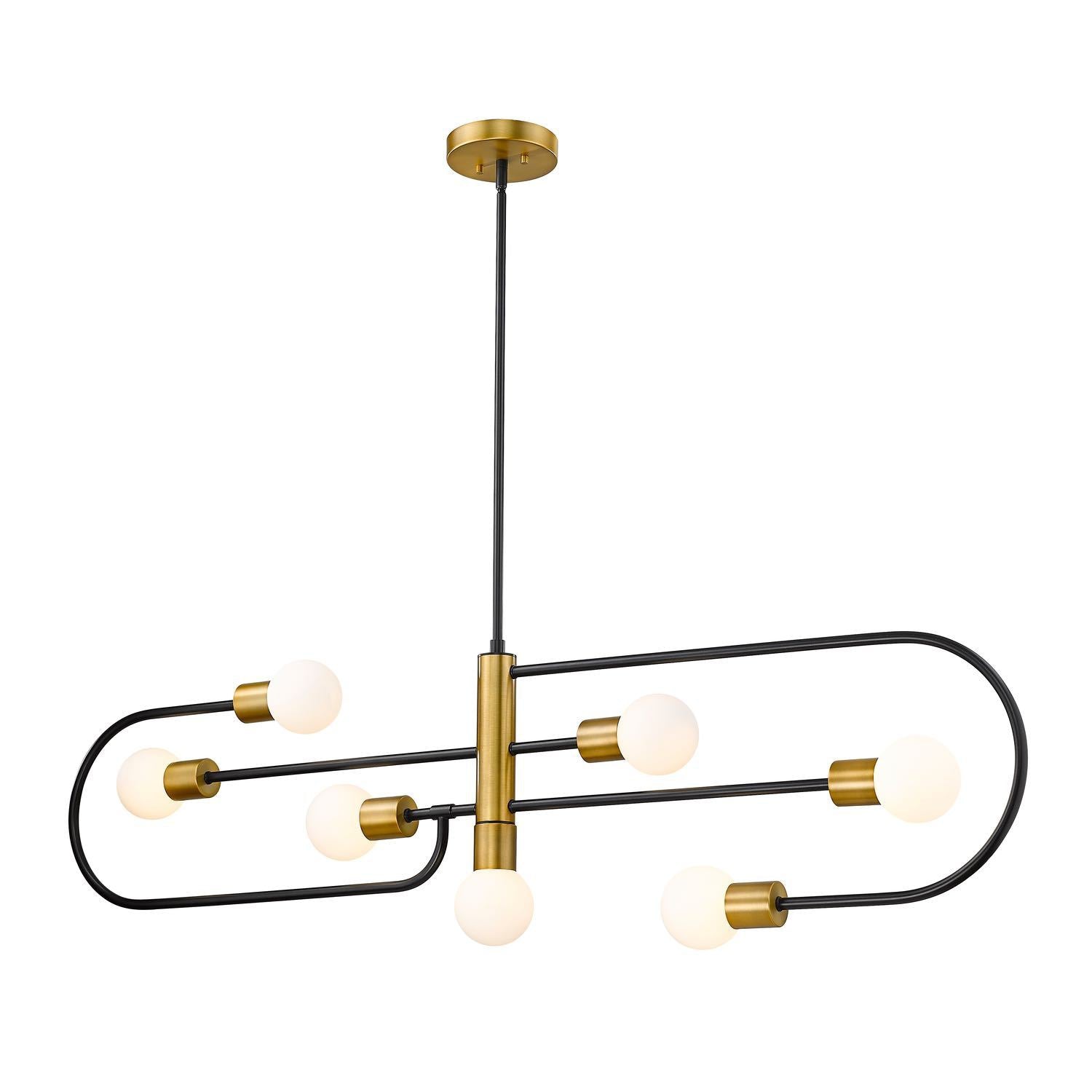 Neutra Linear Suspension Matte Black + Foundry Brass