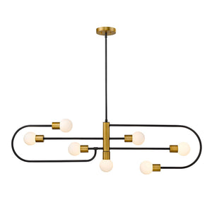 Neutra Linear Suspension Matte Black + Foundry Brass