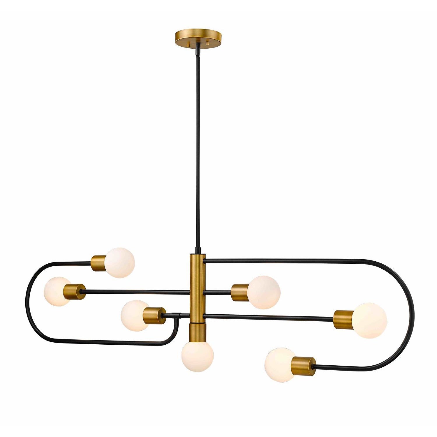 Neutra Linear Suspension Matte Black + Foundry Brass