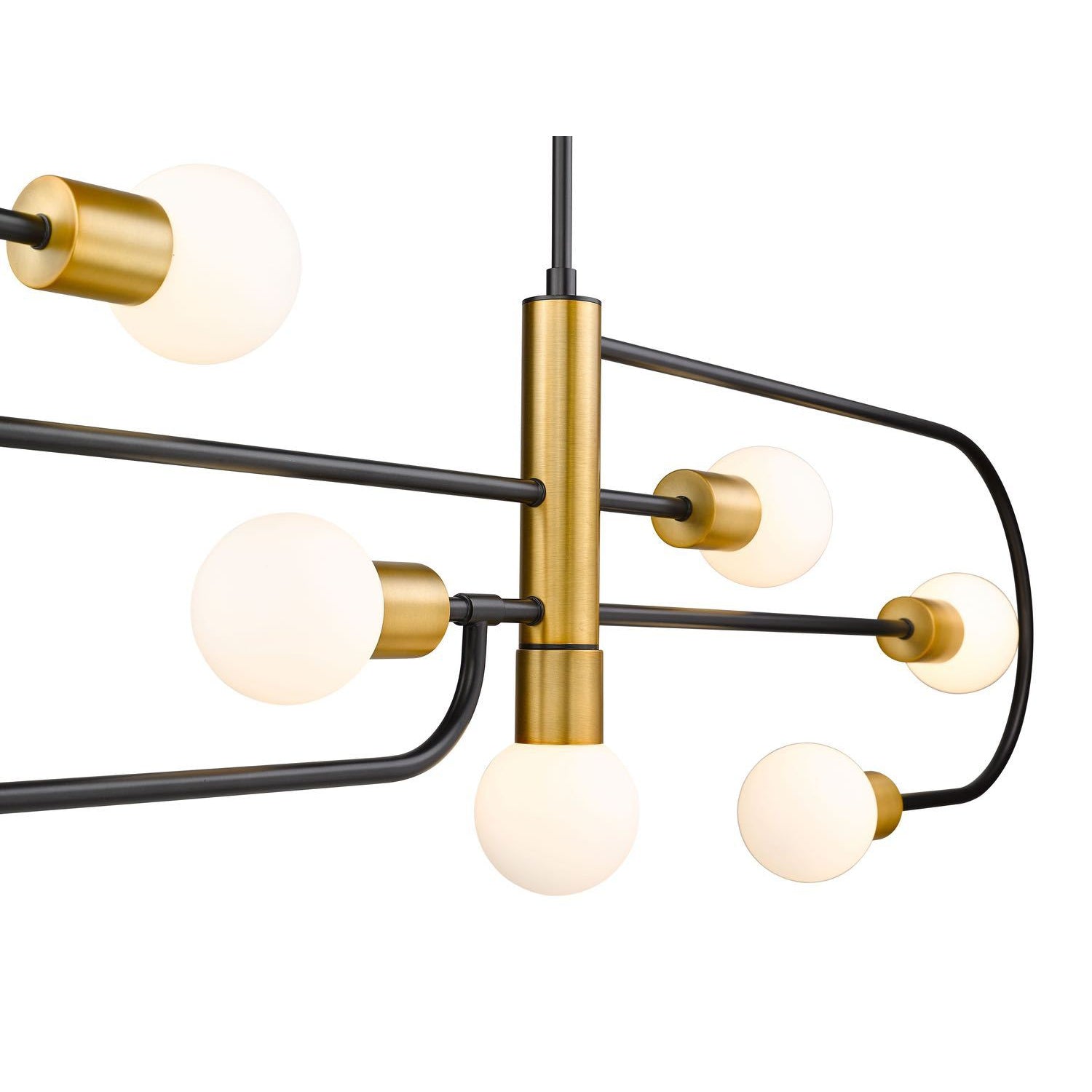 Neutra Linear Suspension Matte Black + Foundry Brass