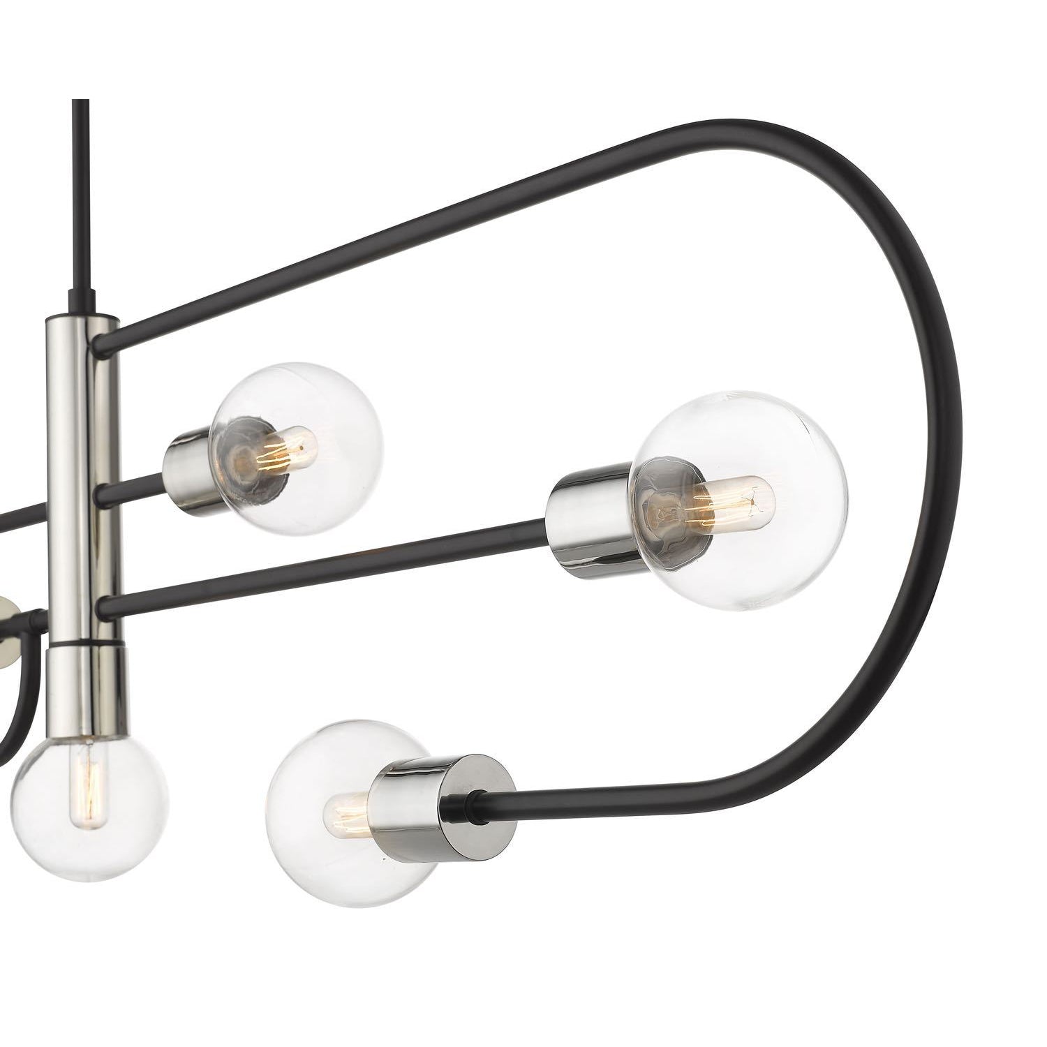 Neutra Linear Suspension Matte Black + Polished Nickel