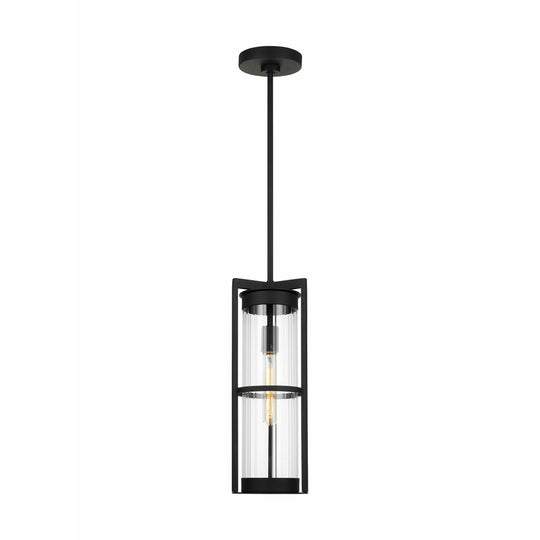 Alcona 1-Light Outdoor Pendant (with Bulb)