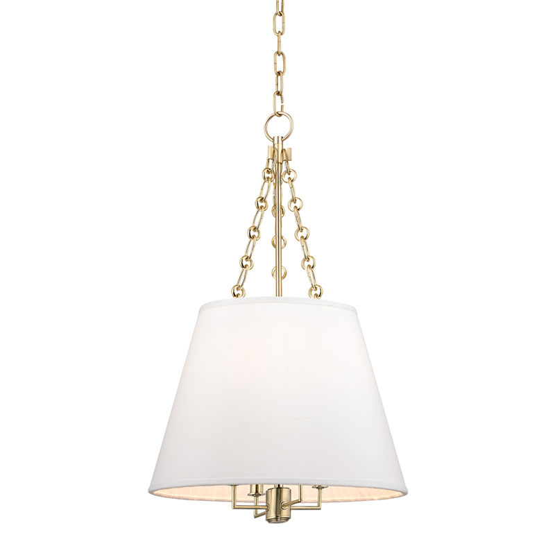 Burdett Pendant Aged Brass