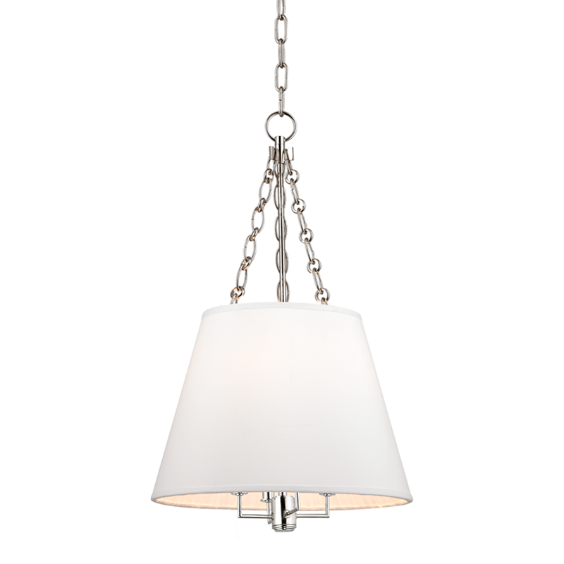 Burdett Pendant Polished Nickel