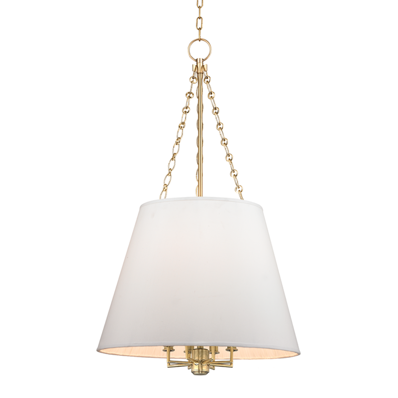 Burdett Pendant Aged Brass