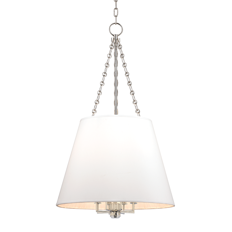 Burdett Pendant Polished Nickel