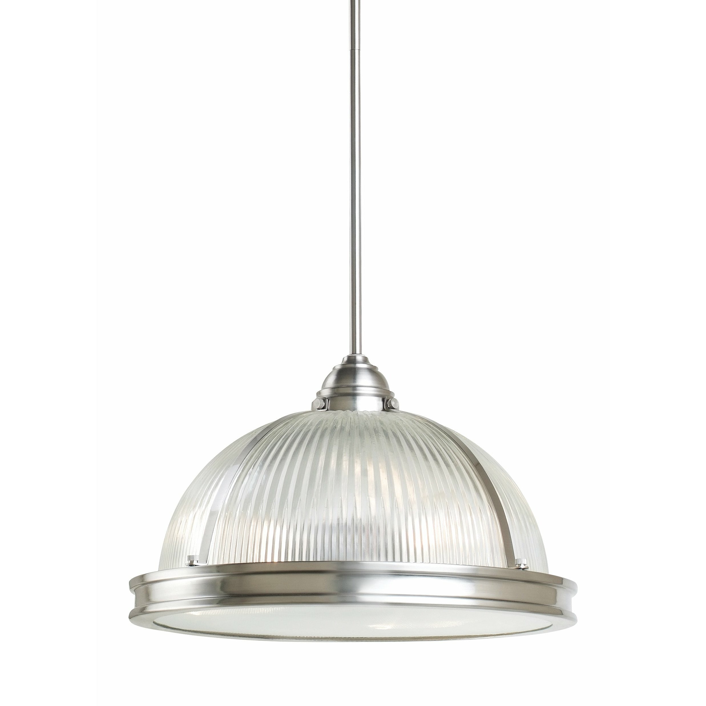 Pratt Street Prismatic Pendant Brushed Nickel