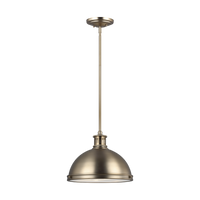 Pratt Street Metal 2-Light Pendant (with Bulbs)