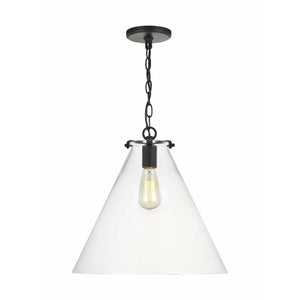 Kate 1-Light Cone Pendant (with Bulb)