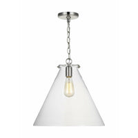 Kate 1-Light Cone Pendant (with Bulb)