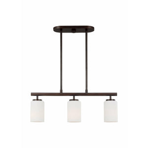 Oslo 3-Light Linear Suspension (with Bulbs)