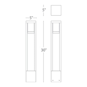 Tower LED 12V Bollard Light