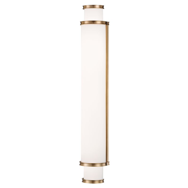 Malcolm Vanity Light Aged Brass