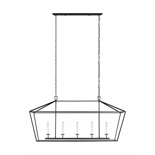 Dianna 5-Light Medium Linear Suspension (with Bulbs)