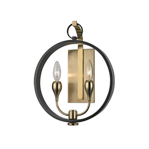 Dresden Sconce Aged Old Bronze