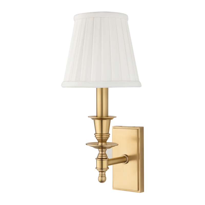 Ludlow Sconce Aged Brass