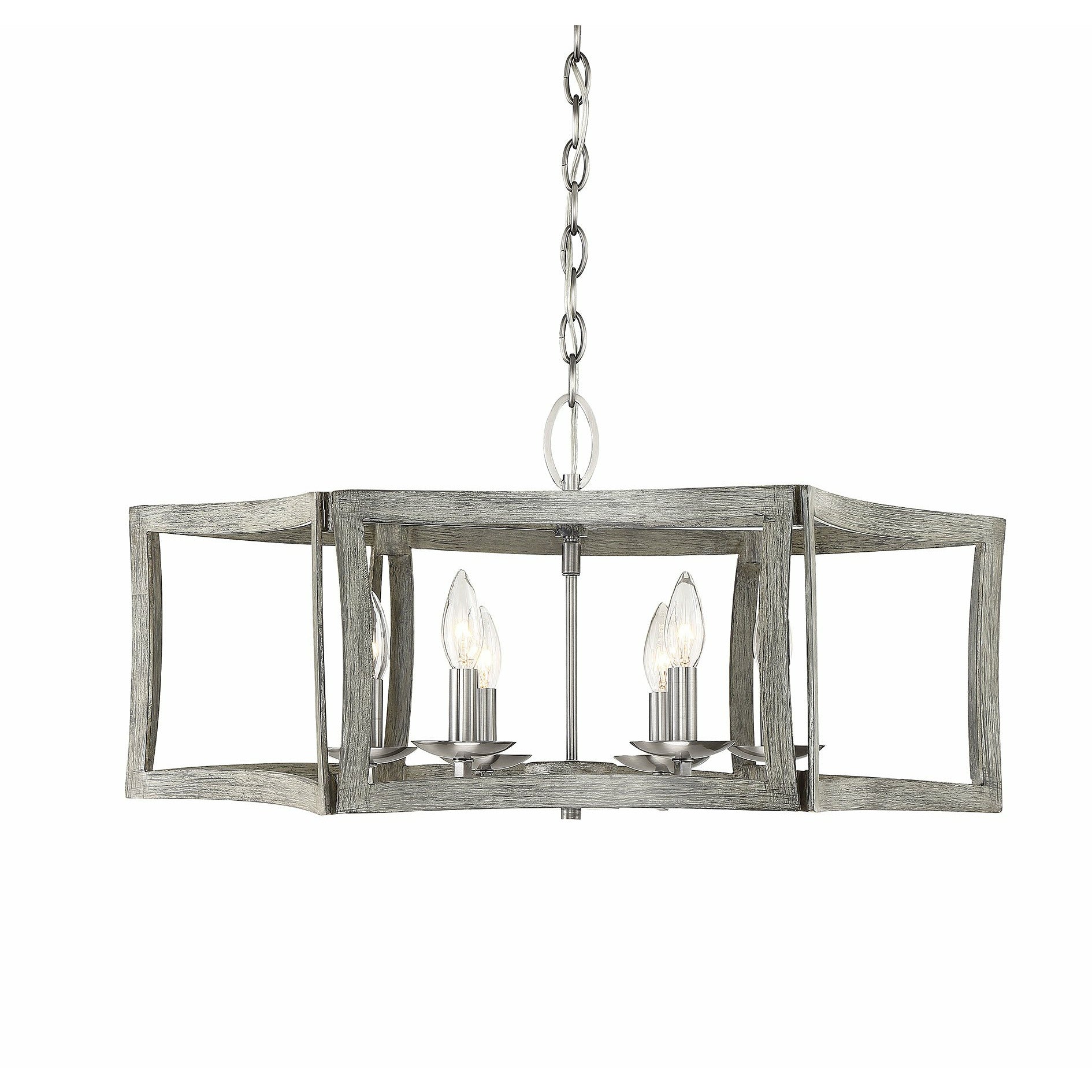 Brookline Pendant Pewter & Greywood