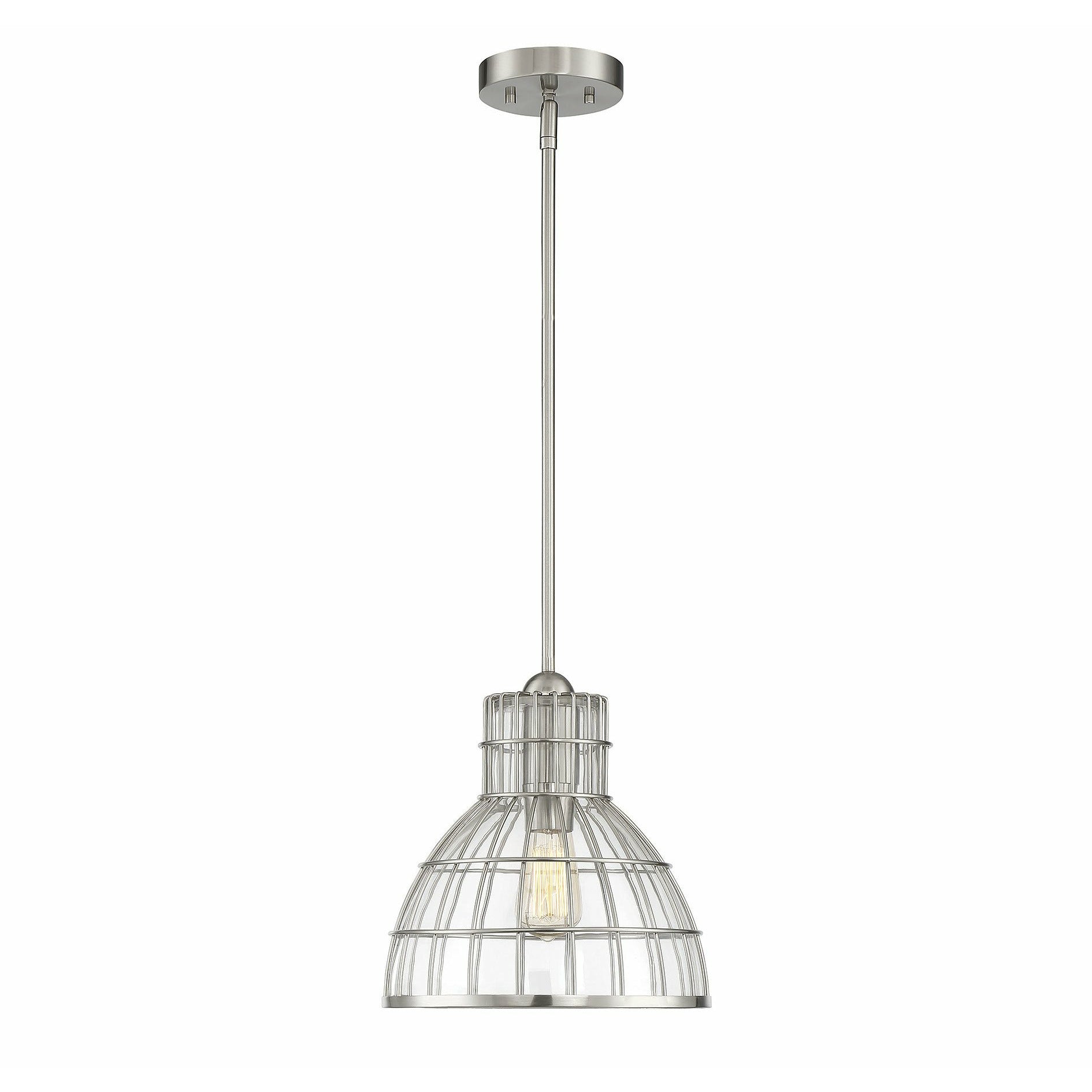 Grant Pendant Satin Nickel