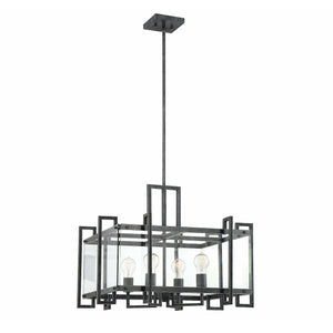 Bennington Pendant Black Steel