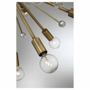 Galea Chandelier Warm Brass