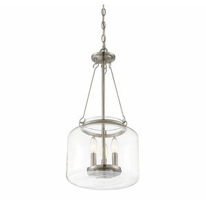 Akron Pendant Satin Nickel