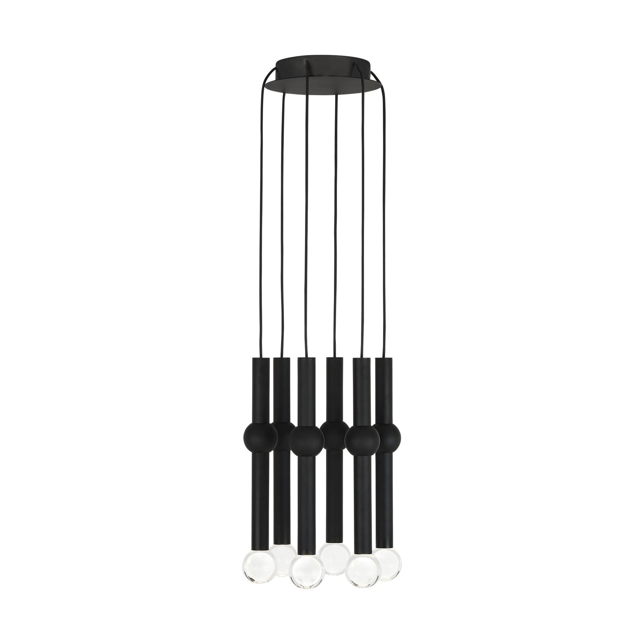 Guyed 6 Light Chandelier