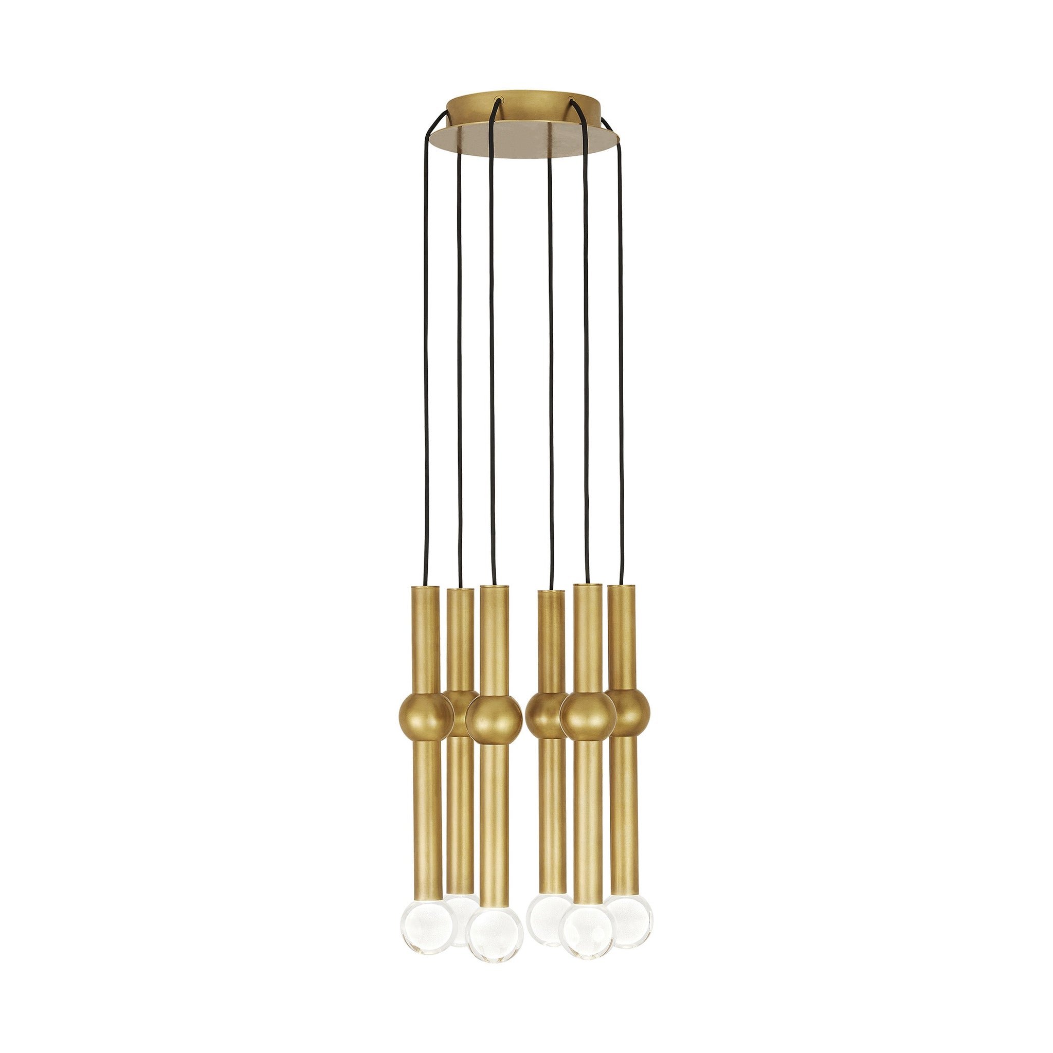 Guyed 6 Light Chandelier