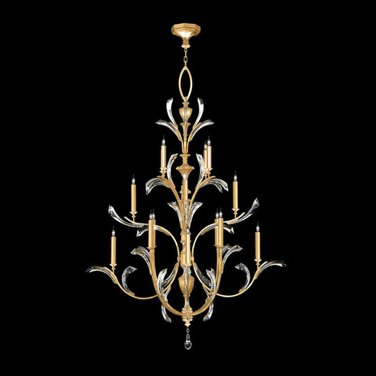 Beveled Arcs Chandelier