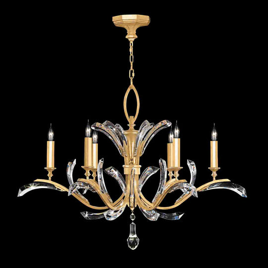 Beveled Arcs Chandelier