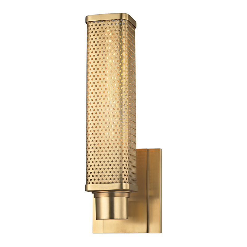 Gibbs Sconce Aged Brass