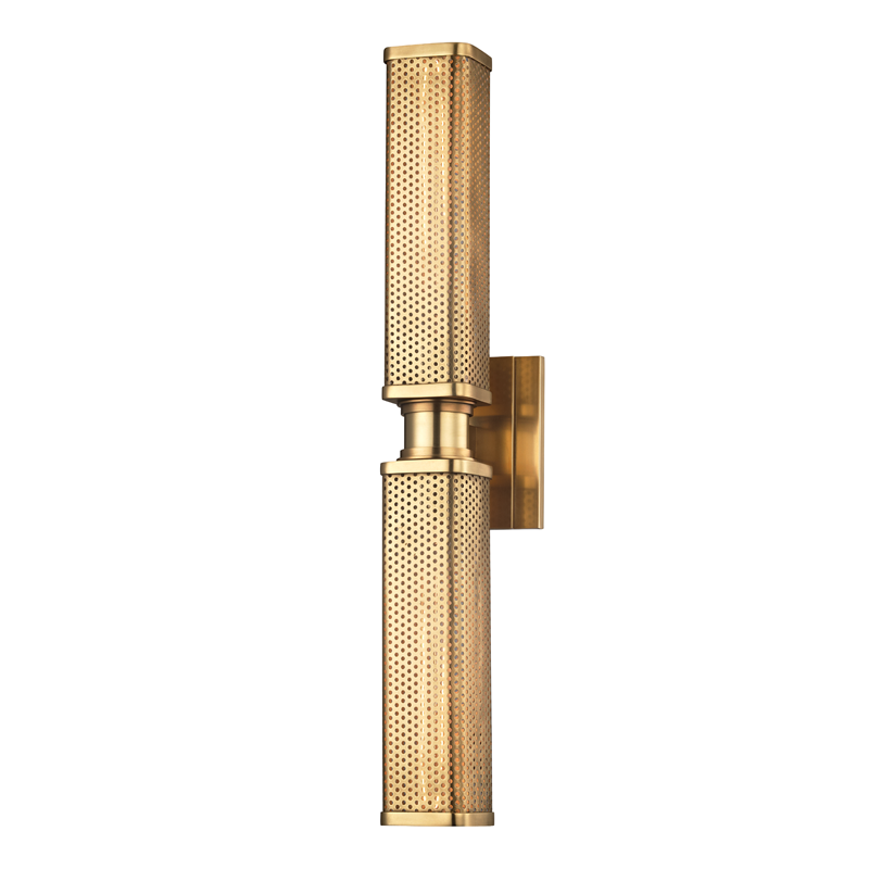 Gibbs Sconce Aged Brass