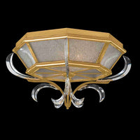 Beveled Arcs Flush Mount