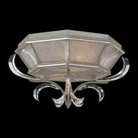 Beveled Arcs Flush Mount