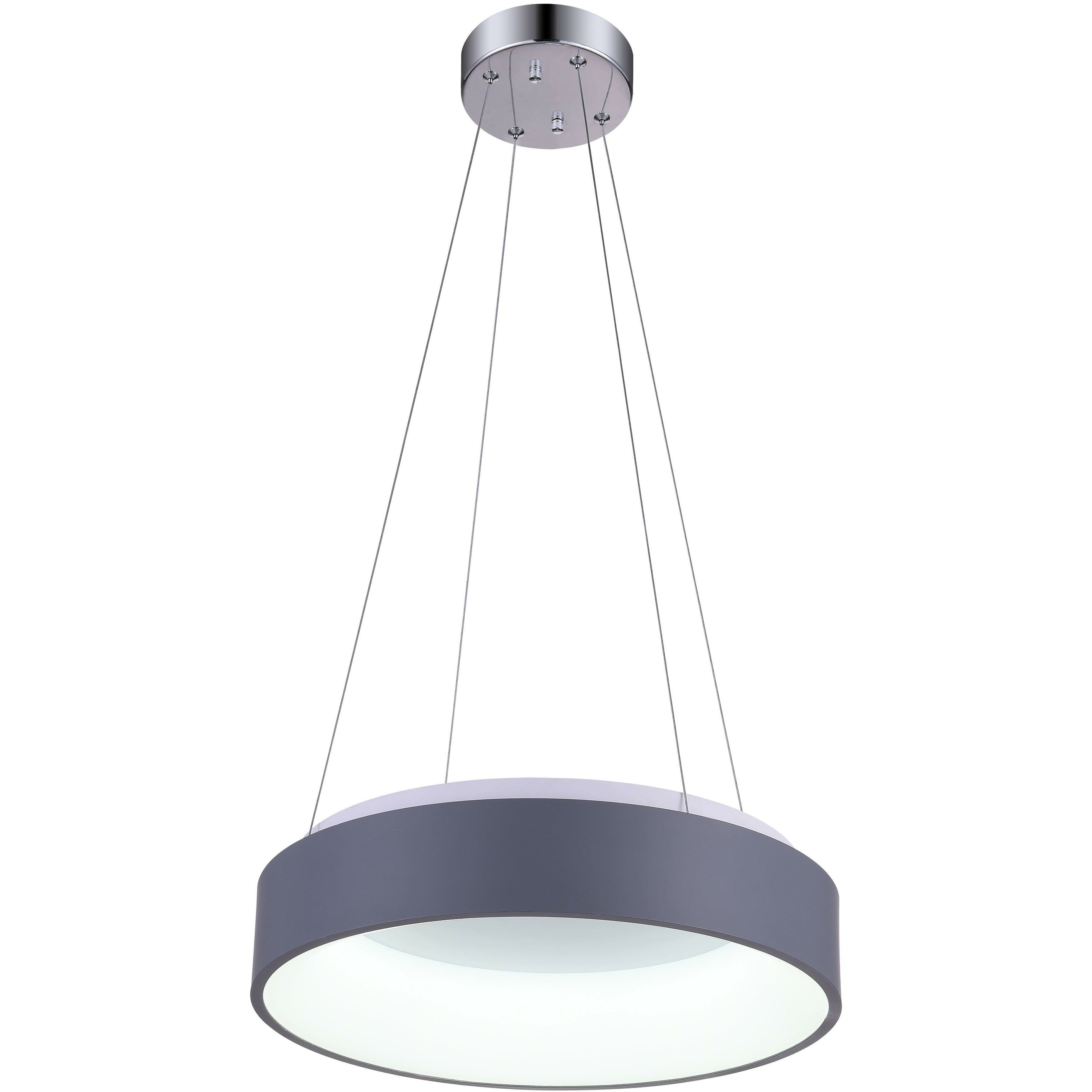 Arenal Pendant Gray & White